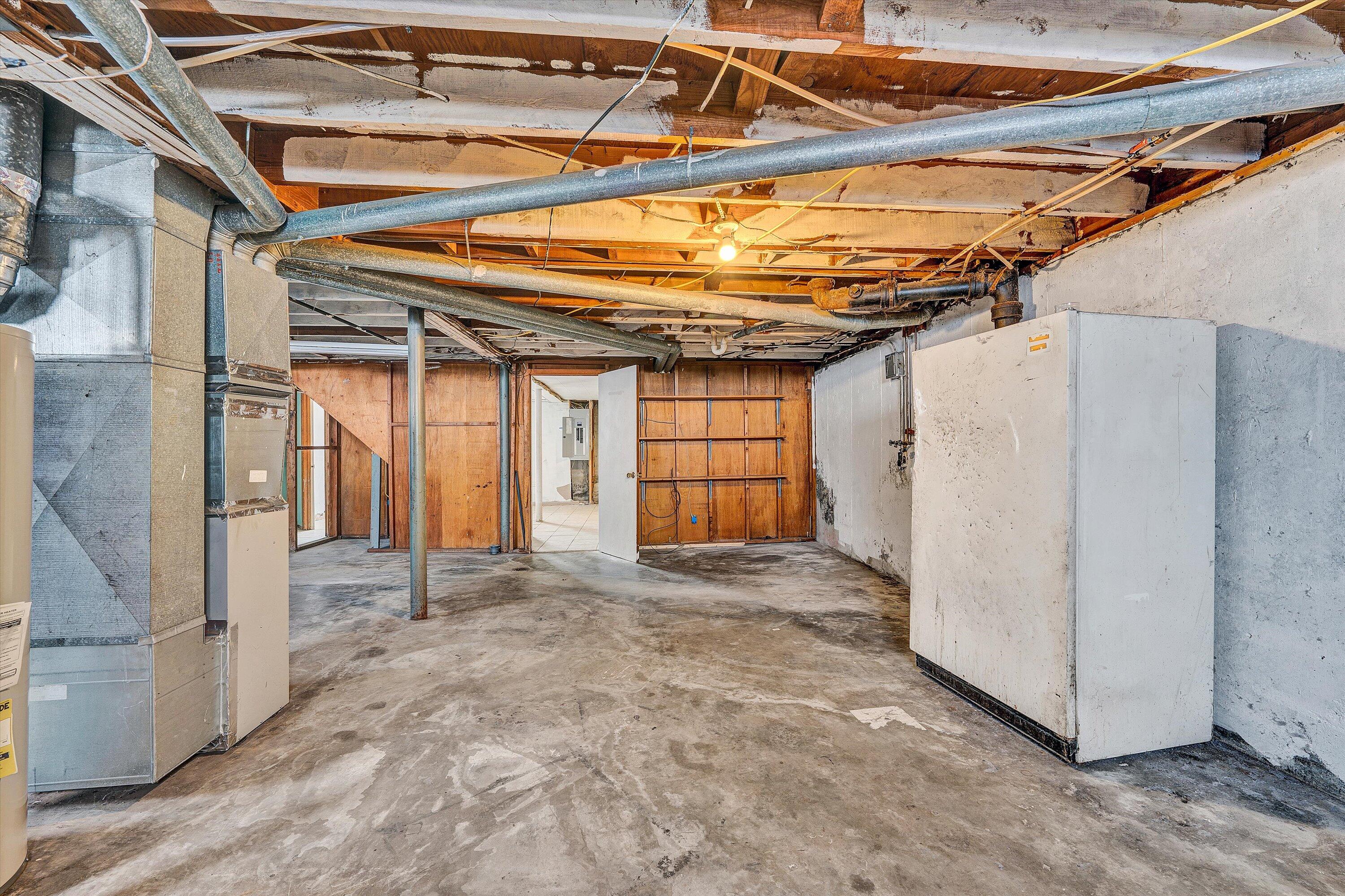 402 Cherryhill Road Northwest Roanoke, VA 24017 - Photo 32 of 42 a view of a room with wooden walls