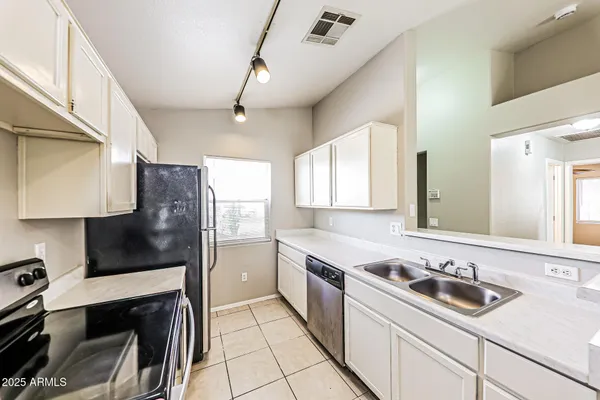 a view interior of a house and kitchen view