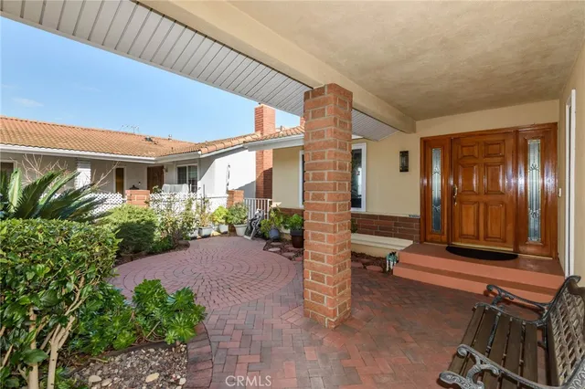 a view of house with patio