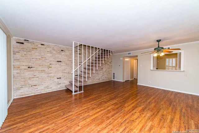 wooden floor in an empty room