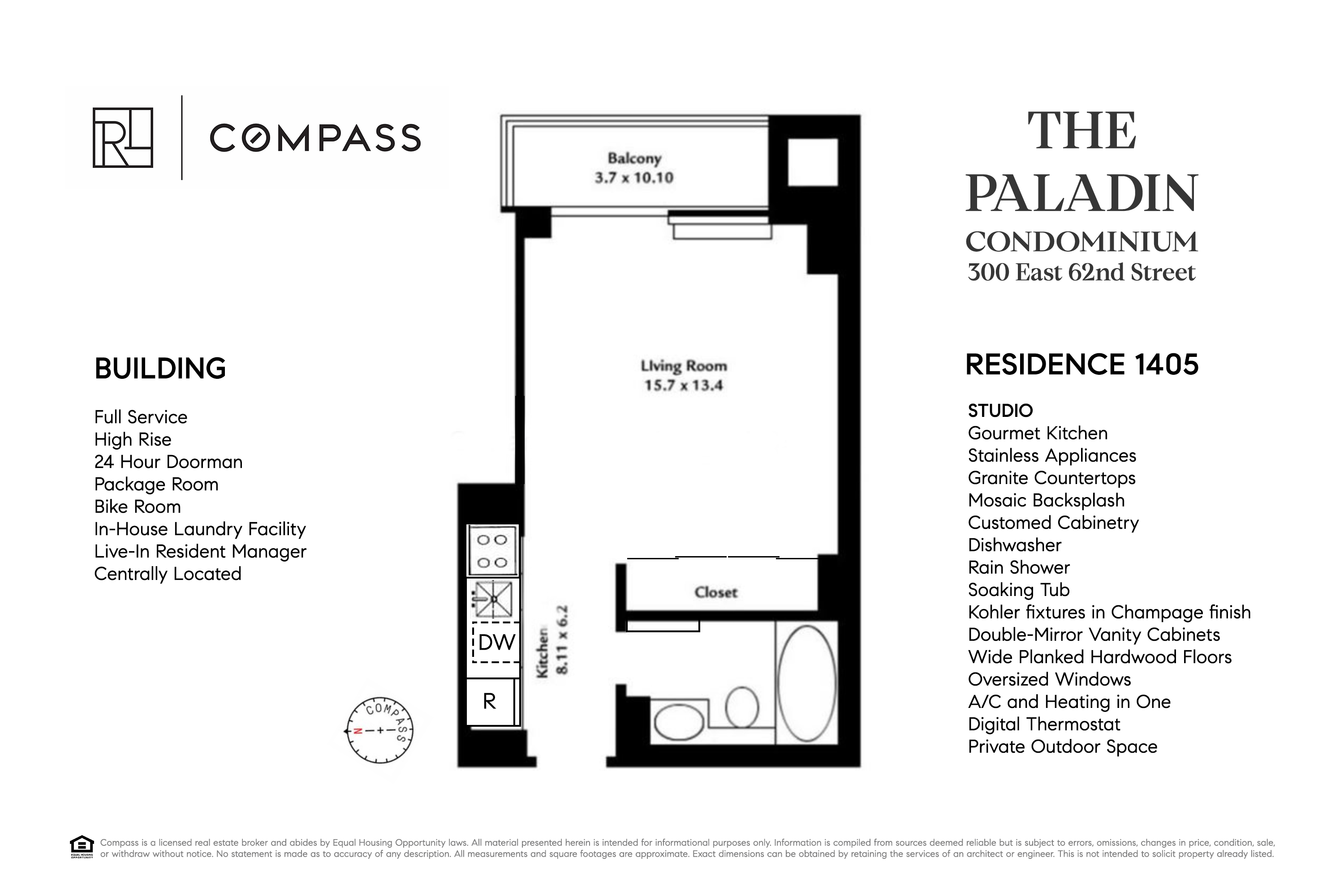 300 East 62nd Street, Unit 1405 Manhattan, NY 10065 - Photo 10 of 11