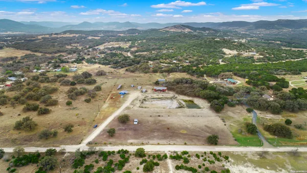 a view of a lake with a mountain