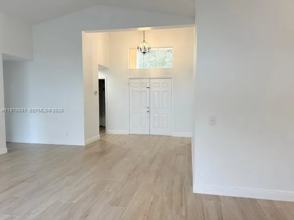 wooden floor in an empty room