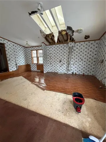 a view of water heater room