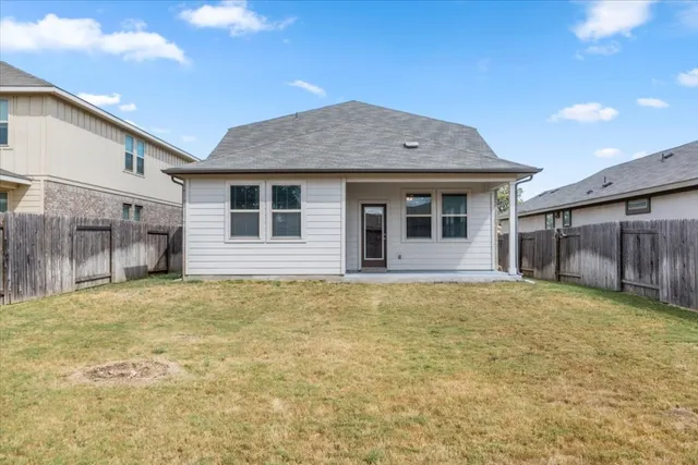 a house with a outdoor space