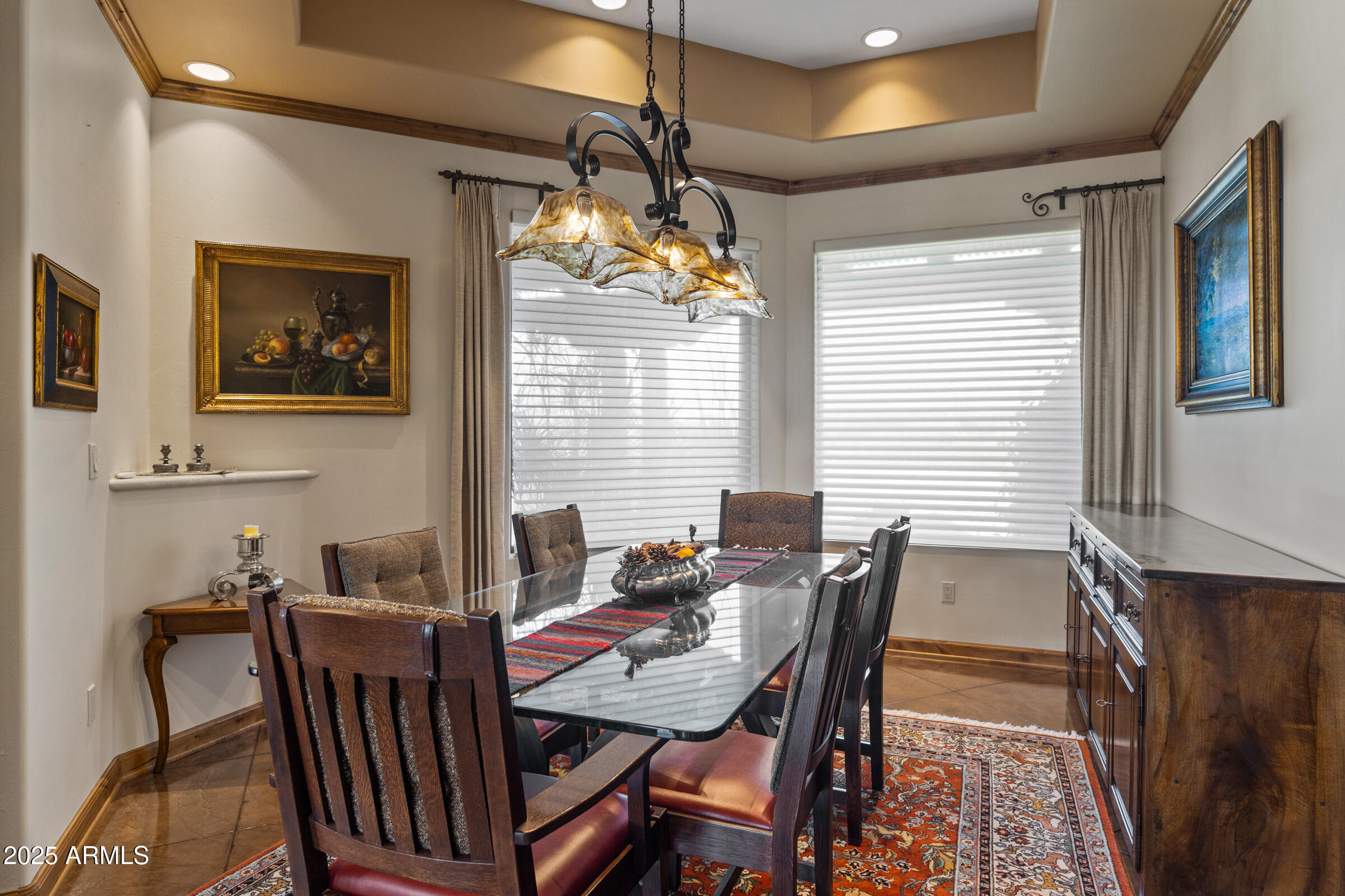 36663 Wild Flower Road Carefree, AZ 85377 - Photo 20 of 79 a dining room with furniture and window