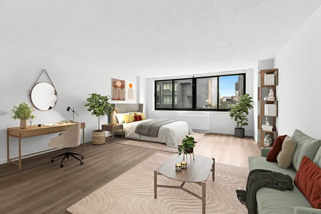 a picture of floor with a white wall and a white wall