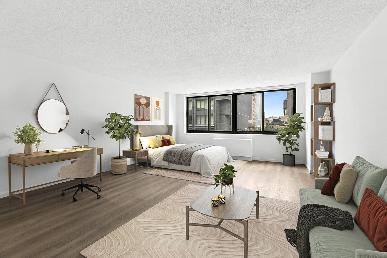 376 Broadway, Unit 10G Manhattan, NY 10013 - Photo 2 of 4 a living room with furniture