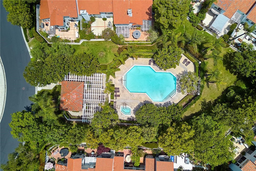 9 La Quinta Irvine, CA 92612 - Photo 32 of 39 an aerial view of a house with a yard and outdoor seating
