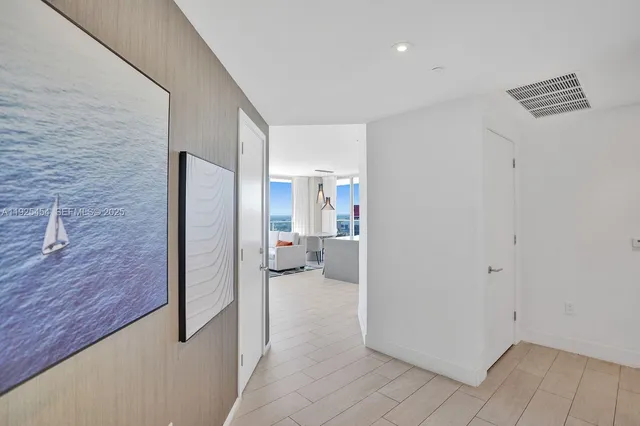 a view of a tall building