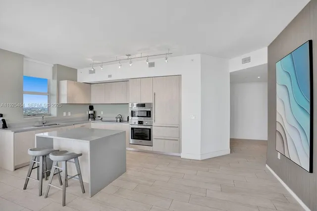 a front view of a building