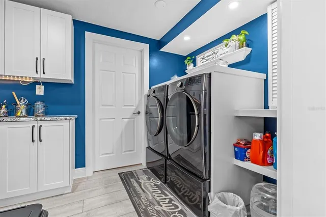 a view of storage and utility room