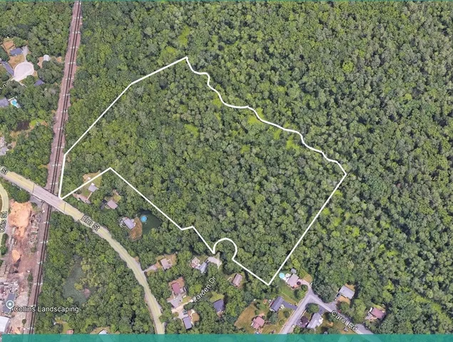 a bird view of a garden