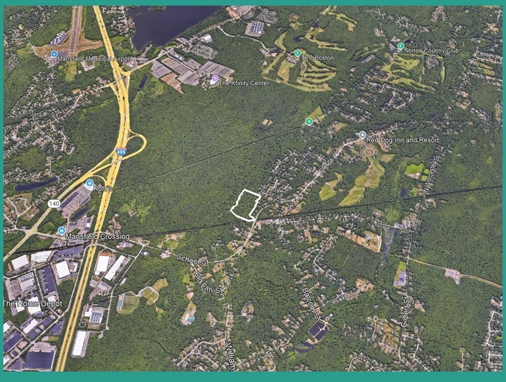 176 Elm Street Mansfield, MA 02048 - Photo 5 of 7 an aerial view of a house