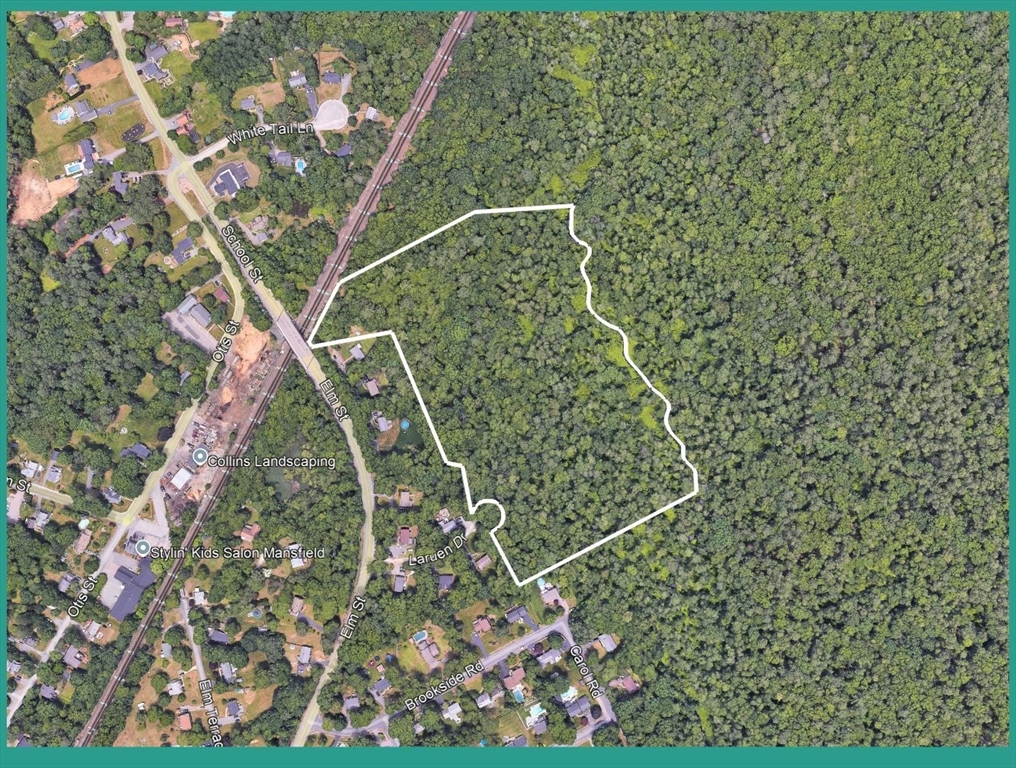 176 Elm Street Mansfield, MA 02048 - Photo 7 of 7 a bird view of a yard