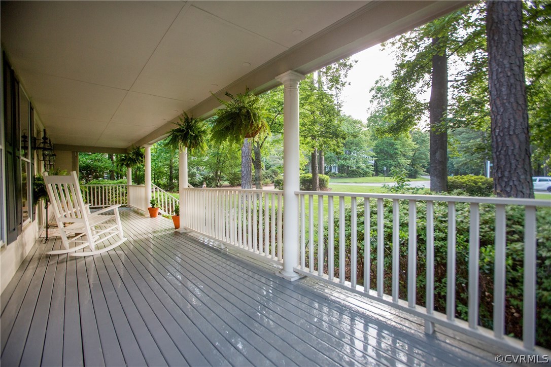 4401 Uppingham Road Richmond, VA 23235 - Photo 23 of 23 a view of porch with wooden floor and outdoor space
