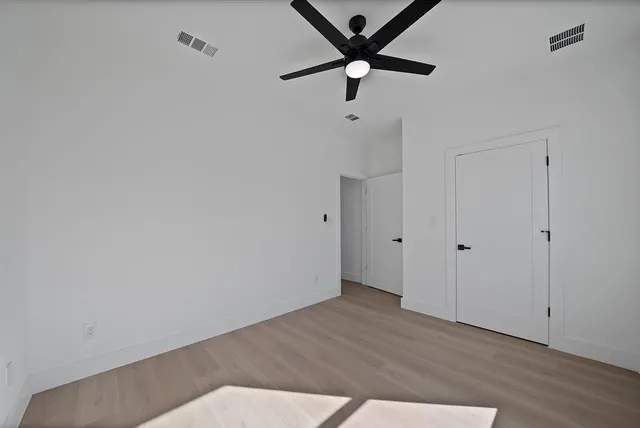 wooden floor in an empty room