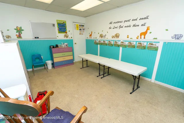 a bed room with a bed and a television