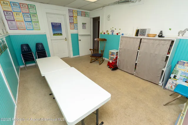 a room with toys and a play room