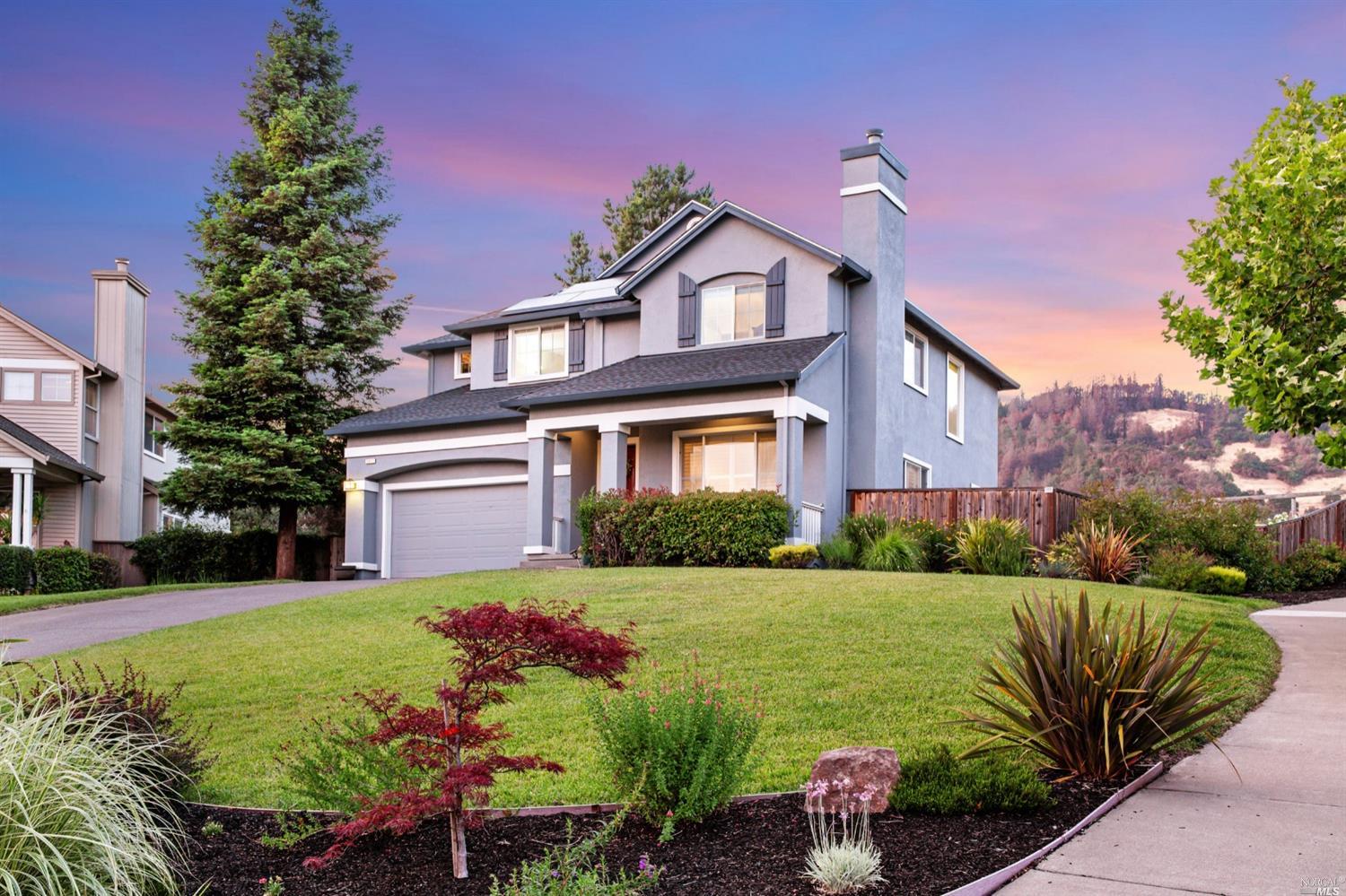 1411 Owl Point Santa Rosa, CA 95409 - Photo 1 of 1 a front view of a house with garden