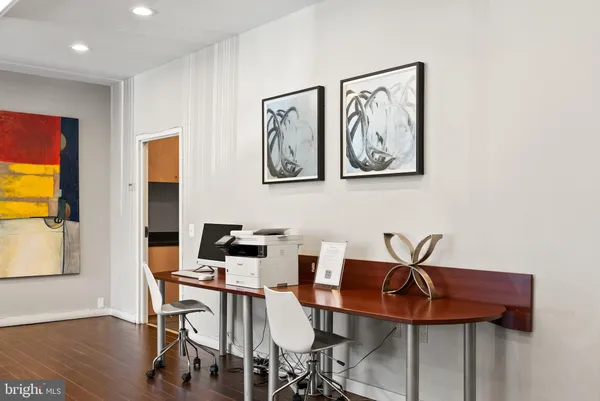 a front view of a building