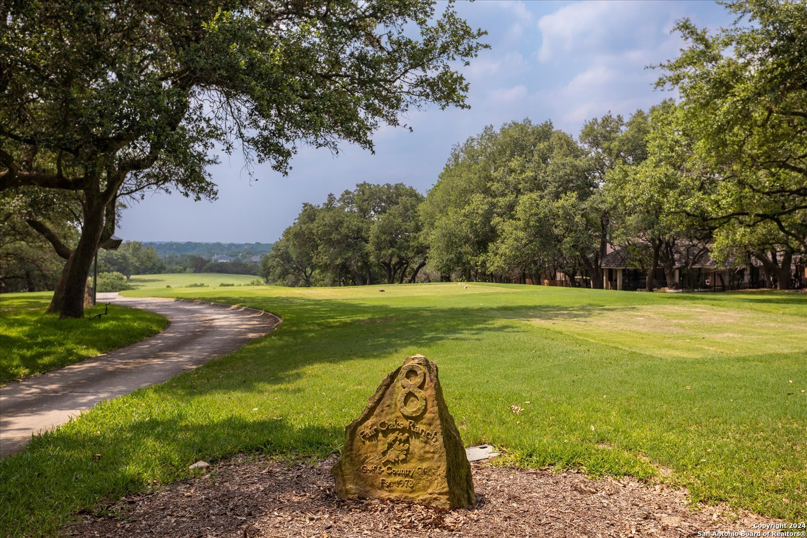 29715 Windchime Hill Fair Oaks Ranch, TX 78015 - Photo 44 of 50 a view of a garden with an outdoor space