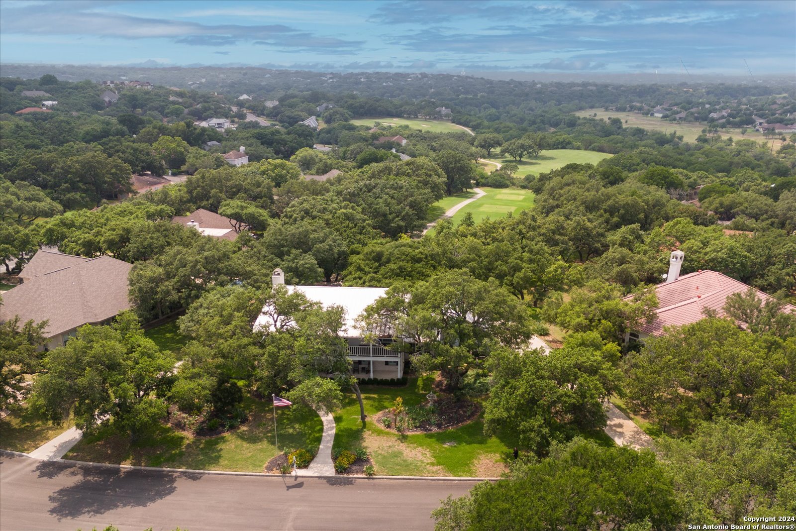 29715 Windchime Hill Fair Oaks Ranch, TX 78015 - Photo 46 of 50 an aerial view of a house
