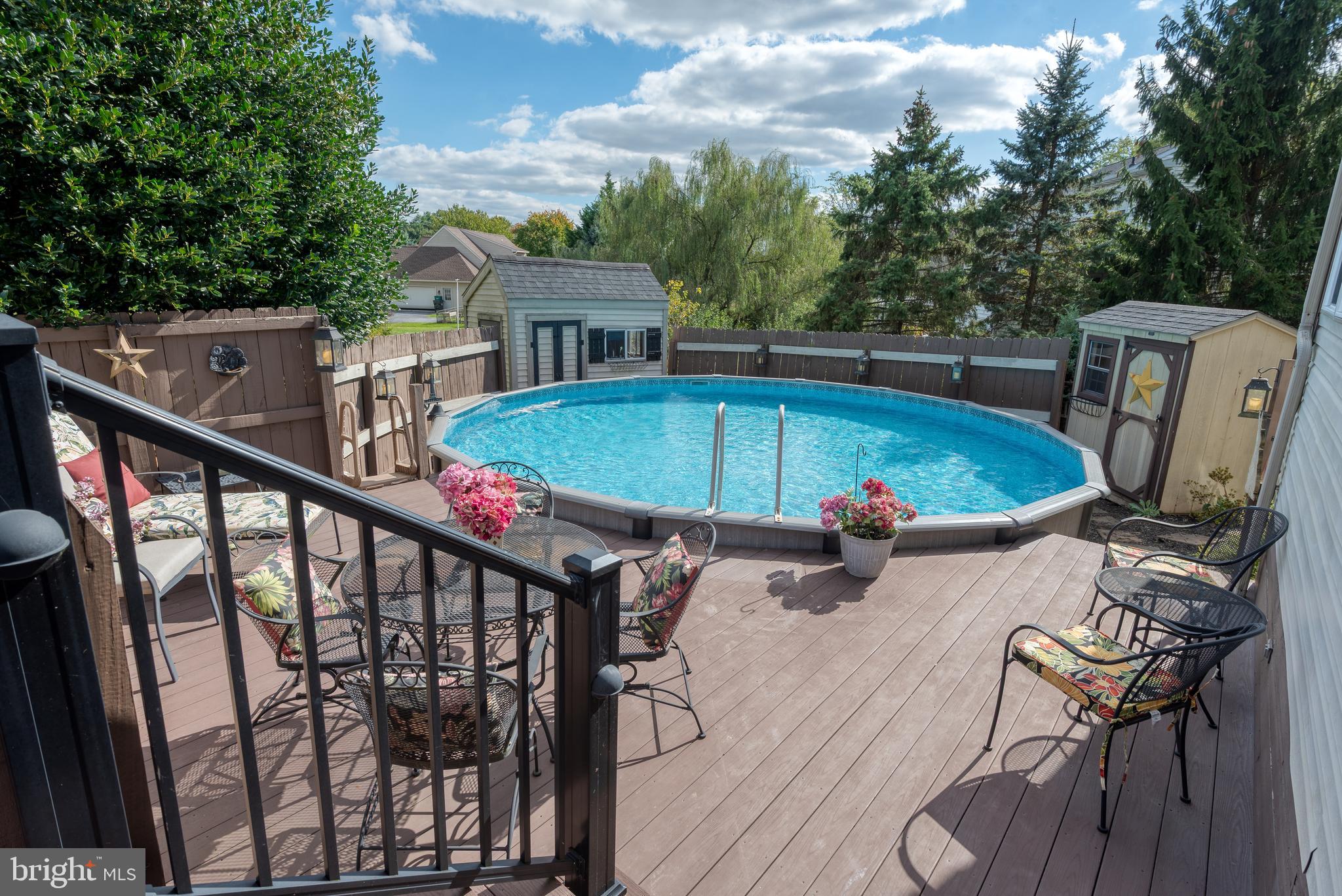 5 Village Drive Lititz, PA 17543 - Photo 45 of 62 a view of balcony with wooden floor and outdoor seating