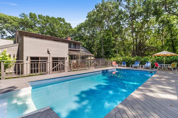 a view of a house with pool