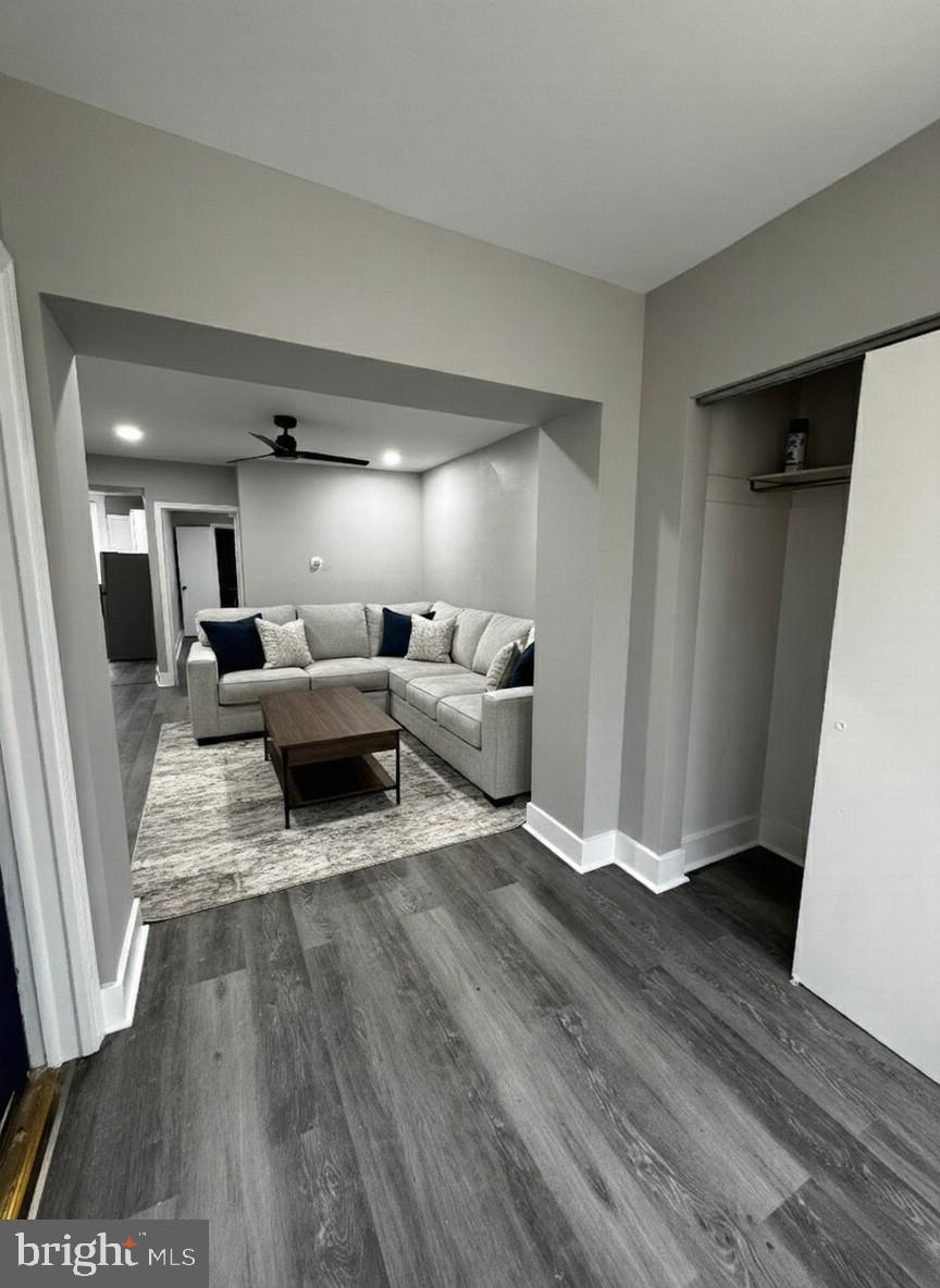 2656 Shields Street Philadelphia, PA 19142 - Photo 2 of 15 a living room with furniture and a wooden floor