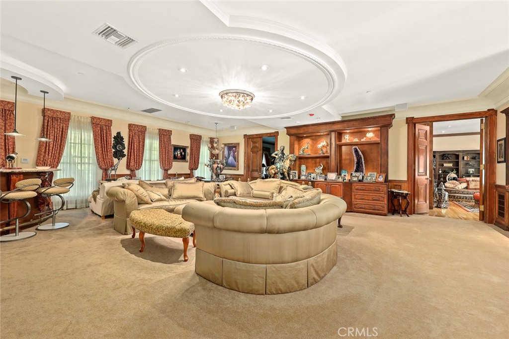 999 Rosalind Road San Marino, CA 91108 - Photo 31 of 70 a living room with furniture and a large window