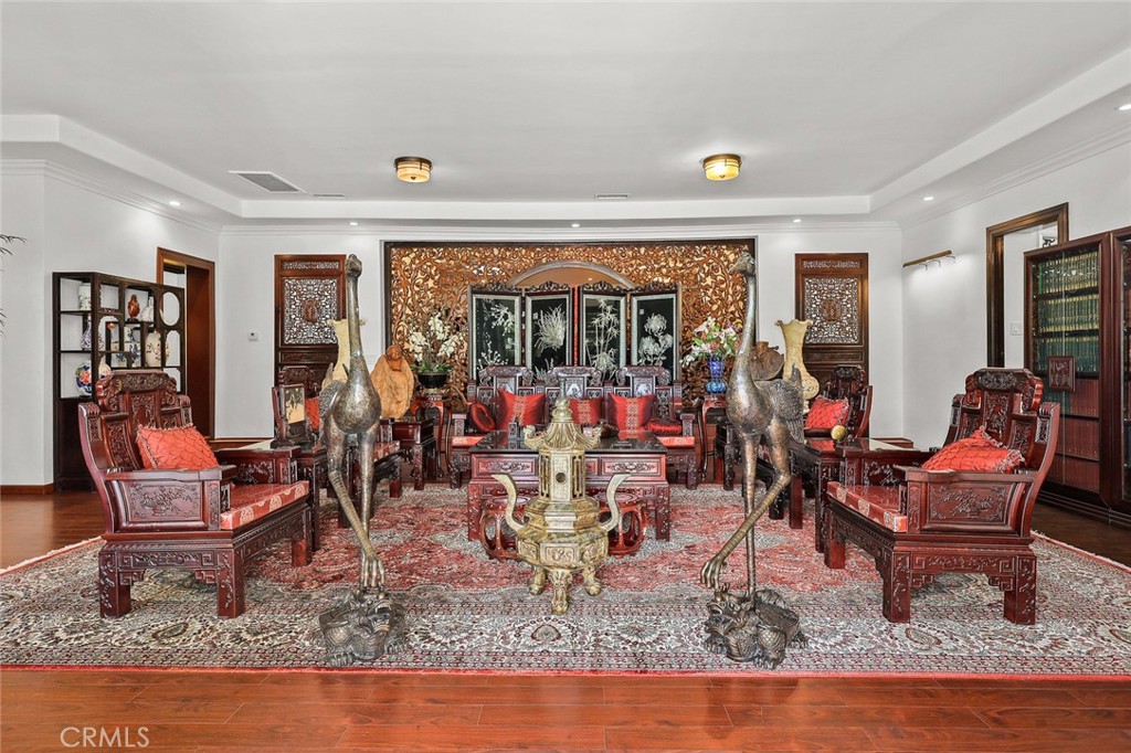 999 Rosalind Road San Marino, CA 91108 - Photo 36 of 70 a living room filled with furniture and a large window