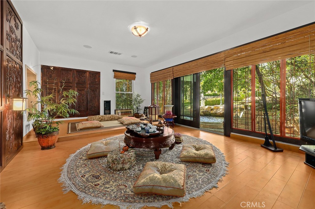 999 Rosalind Road San Marino, CA 91108 - Photo 43 of 70 a living room with furniture and a large window