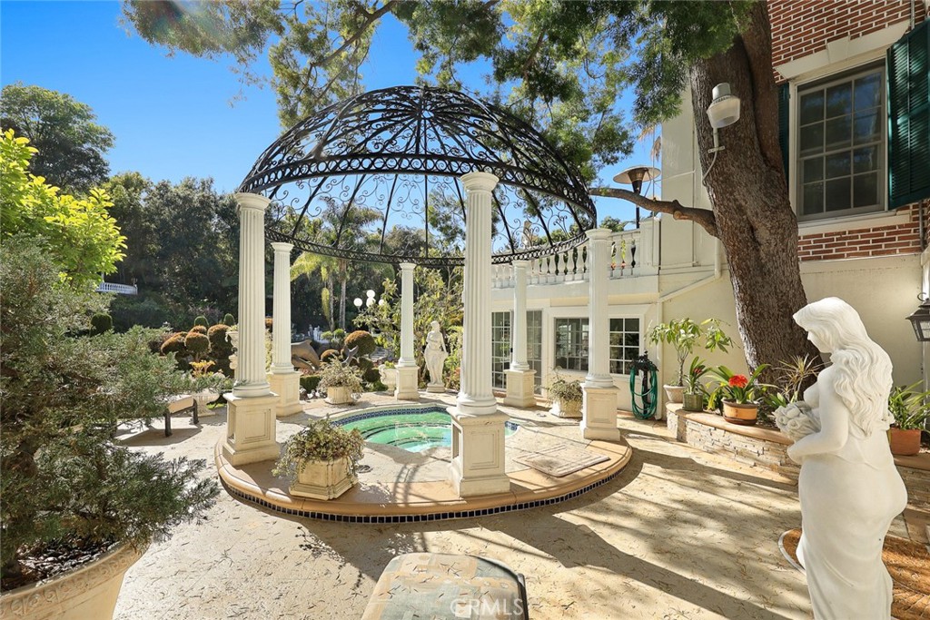 999 Rosalind Road San Marino, CA 91108 - Photo 61 of 70 a swimming pool with outdoor seating yard and patio