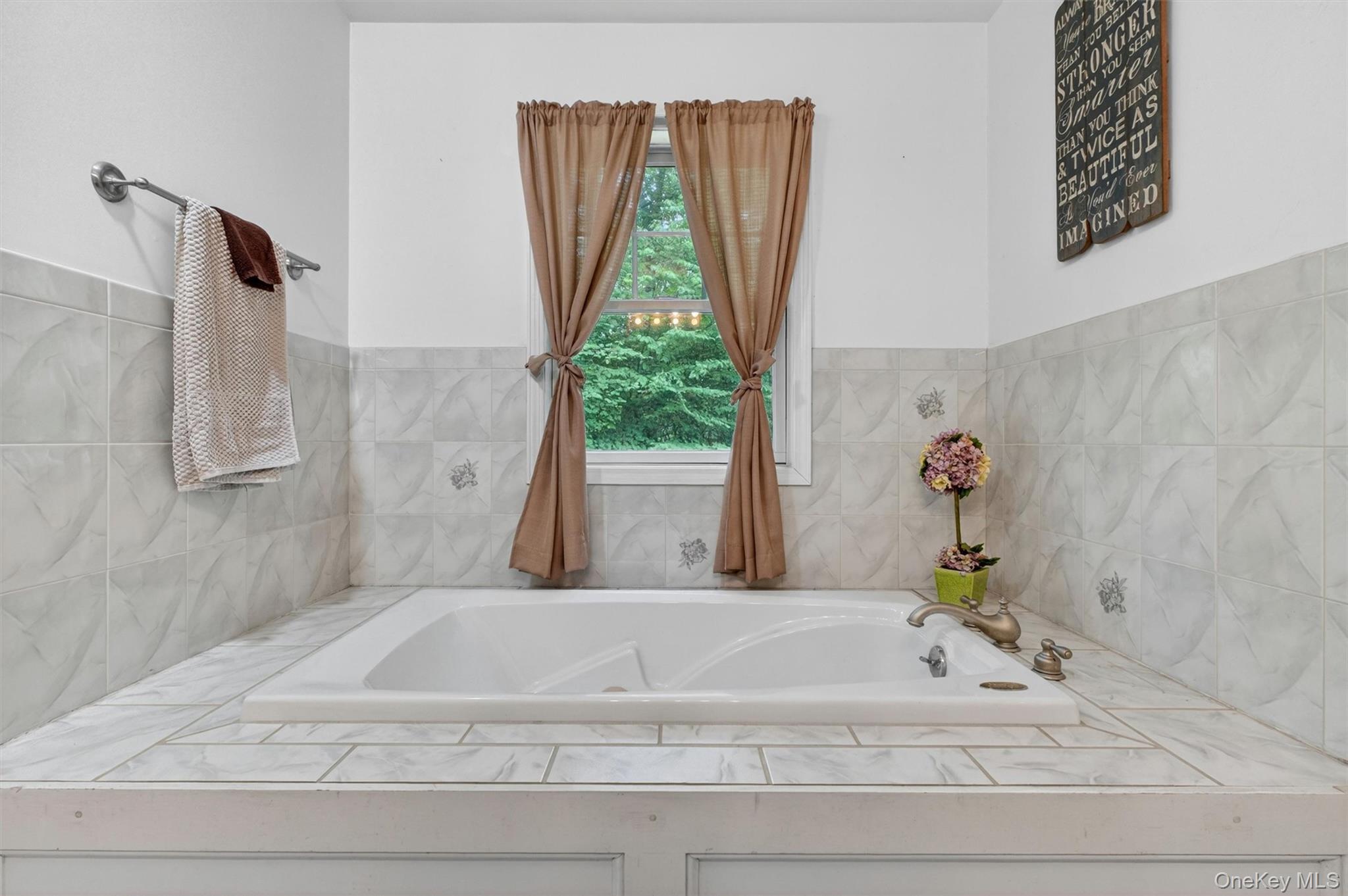 3120 State Rte 55 Pawling, NY 12564 - Photo 16 of 30 Master bathroom on first floor - ceramic tiling, Jacuzzi tub, shower