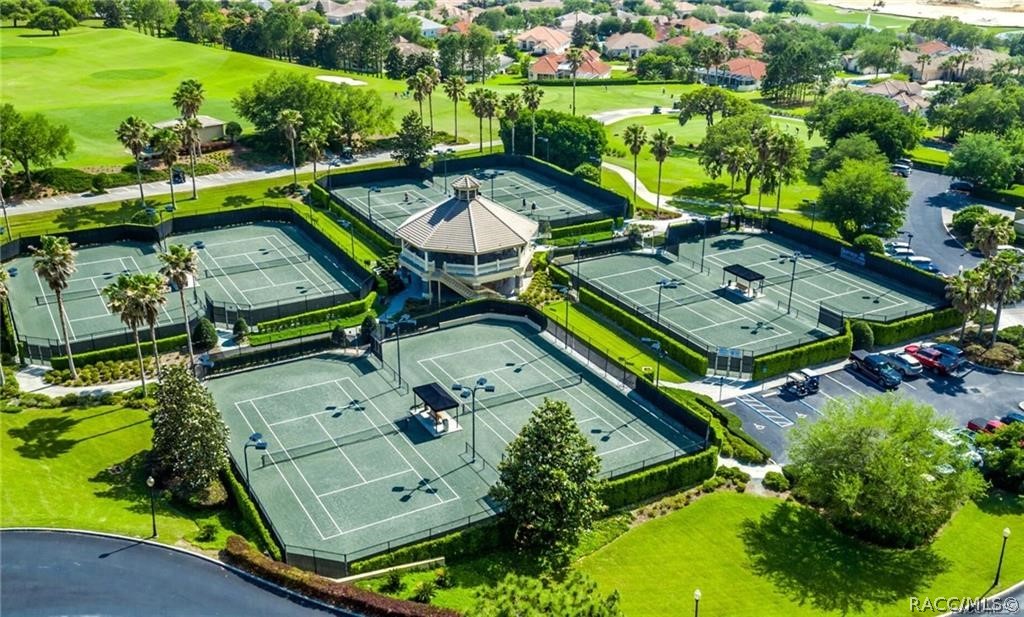 3034 North Clements Avenue Hernando, FL 34442 - Photo 10 of 10 an aerial view of a house with a garden and swimming pool