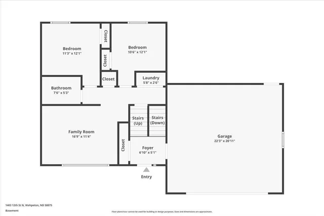 $230,000 | 1403 12th Street North, Wahpeton, ND 58075