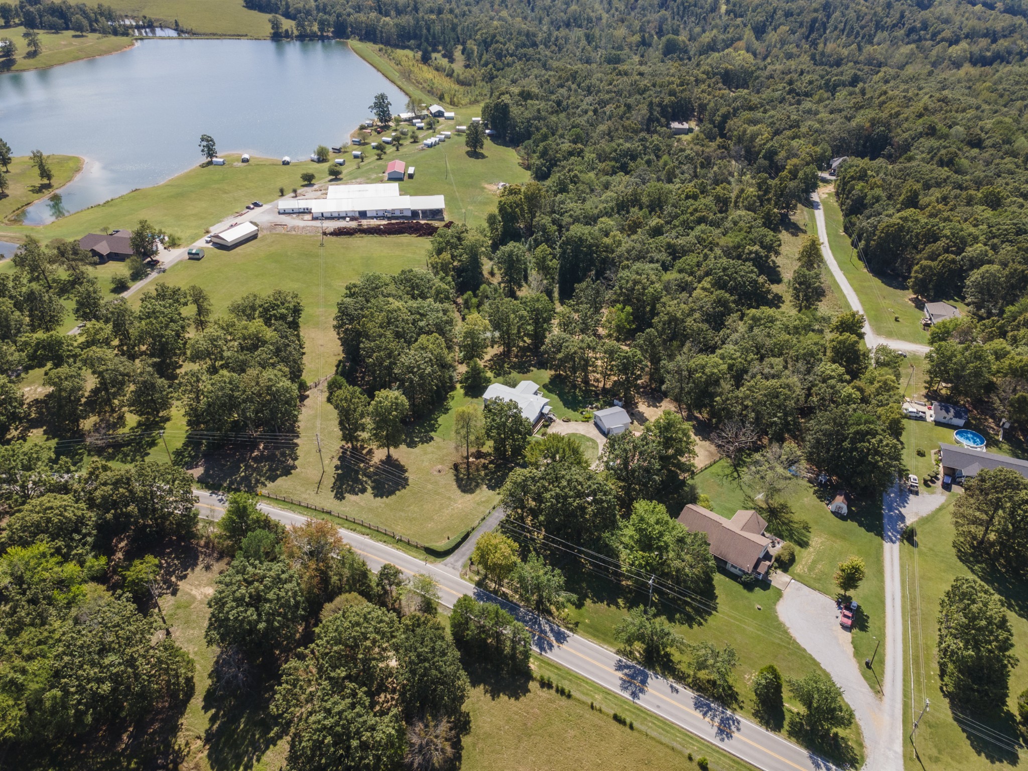 3859 Erin Road McEwen, TN 37101 - Photo 51 of 52 an aerial view of residential houses with outdoor space