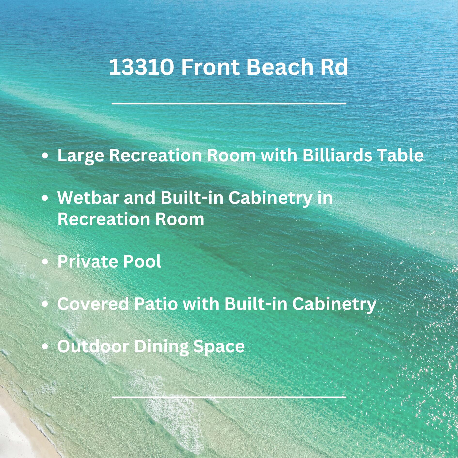 13310 Front Beach Road Panama City Beach, FL 32407 - Photo 11 of 69 Highlight Features!