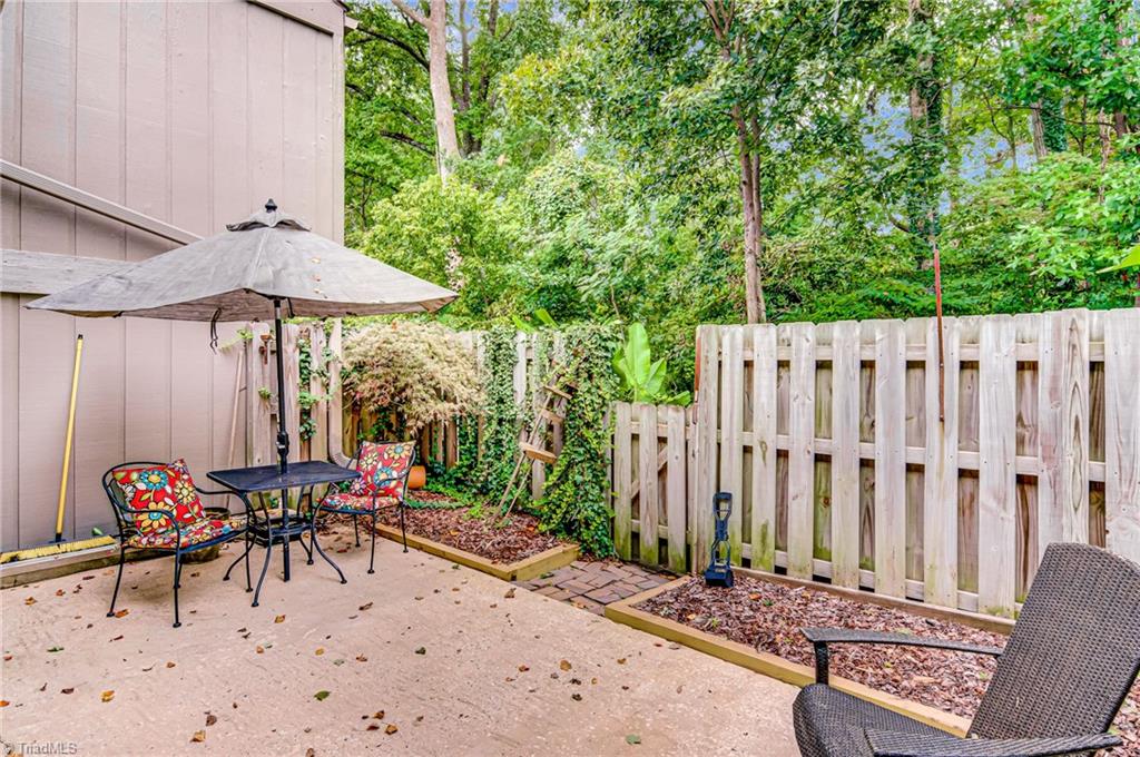 236 Northpoint Avenue, Unit F High Point, NC 27262 - Photo 22 of 25 With plenty of room for patio furniture and easy access to the dining room, the back patio is perfect for outdoor barbecues!