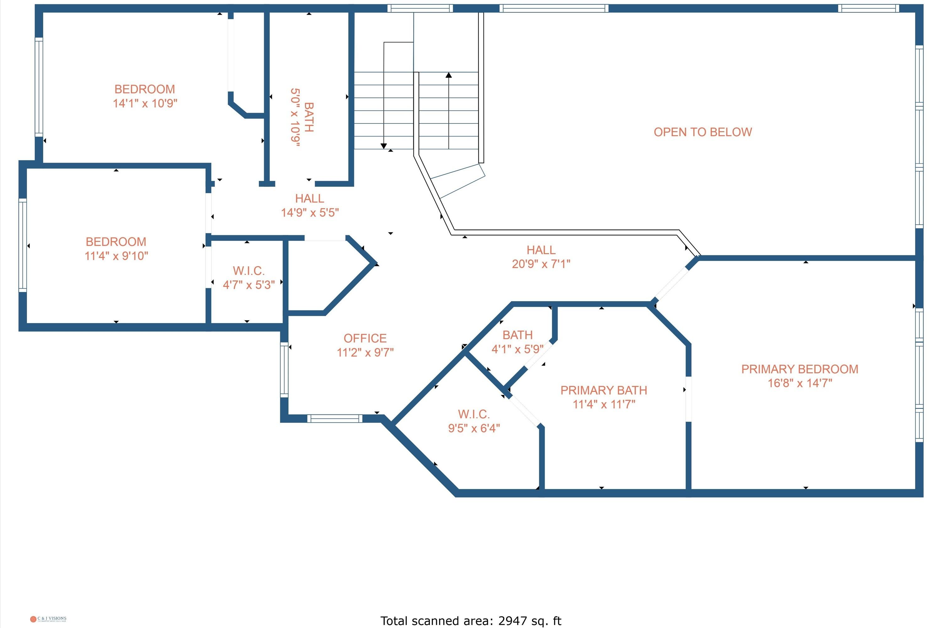5187 Northwest 25th Way Boca Raton, FL 33496 - Photo 36 of 59 36-WITH DIM - 2nd_floor_5187_northwest_2