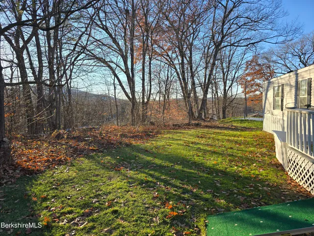 a view of outdoor space with garden