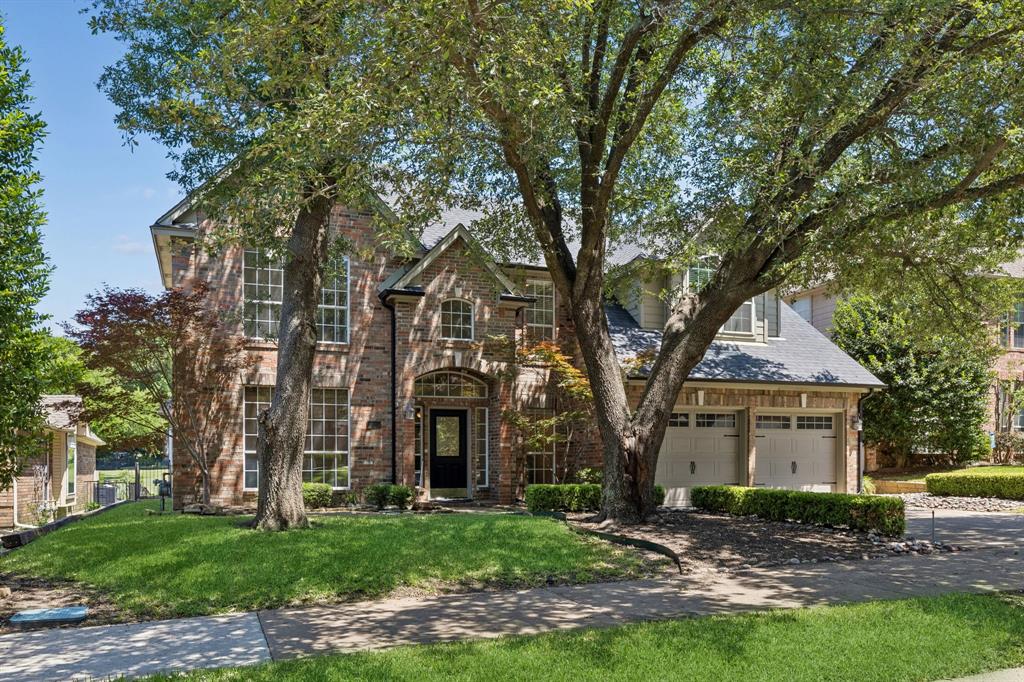 2925 Sunset Ridge McKinney, TX 75072 - Photo 1 of 33 Beautifully maintained brick home perfectly positioned on the #2 fairway of Eldorado Golf Course, featuring mature shade trees, lush landscaping, and exceptional curb appeal in one of McKinney’s premier neighborhoods.