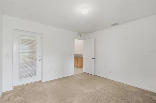 a view of empty room