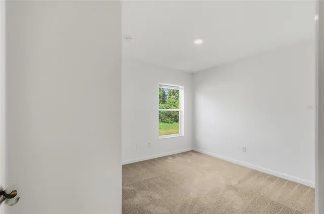 a view of an empty room