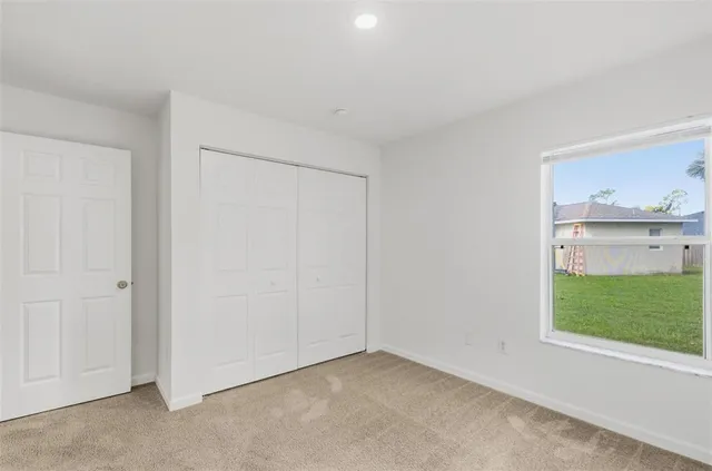 a view of backyard from window