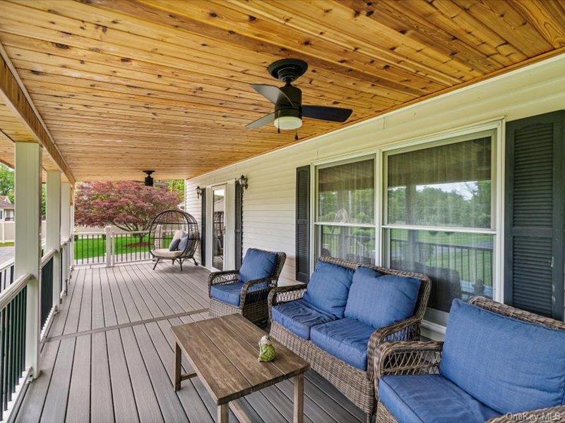 708 Kirbytown Road Middletown, NY 10940 - Photo 24 of 36 Front Porch With Lights & Ceiling Fans