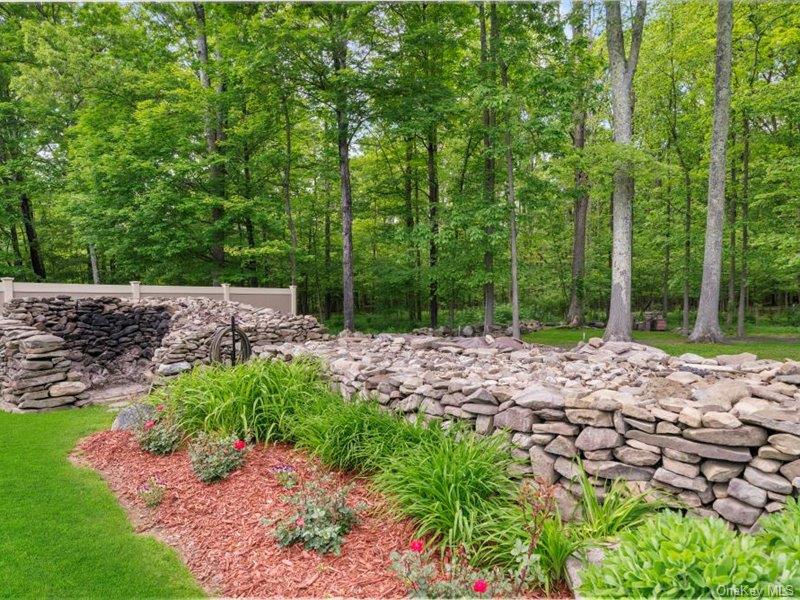 708 Kirbytown Road Middletown, NY 10940 - Photo 28 of 36 Fire Pit & Rock Wall