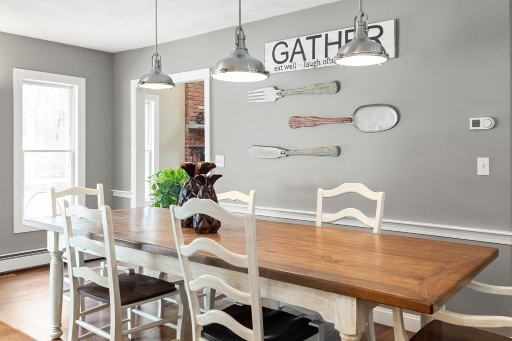 9 Powder House Lane Boxford, MA 01921 - Photo 8 of 42 a dining room with furniture and window