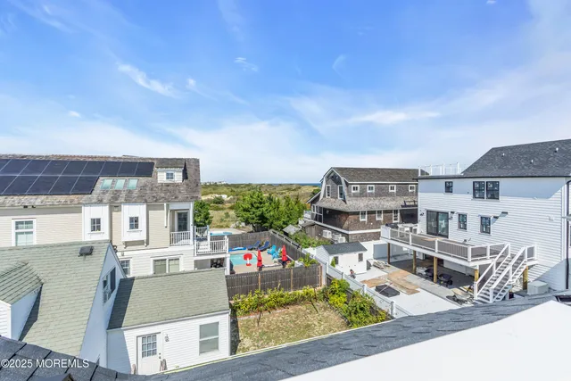 a view of a city from a balcony